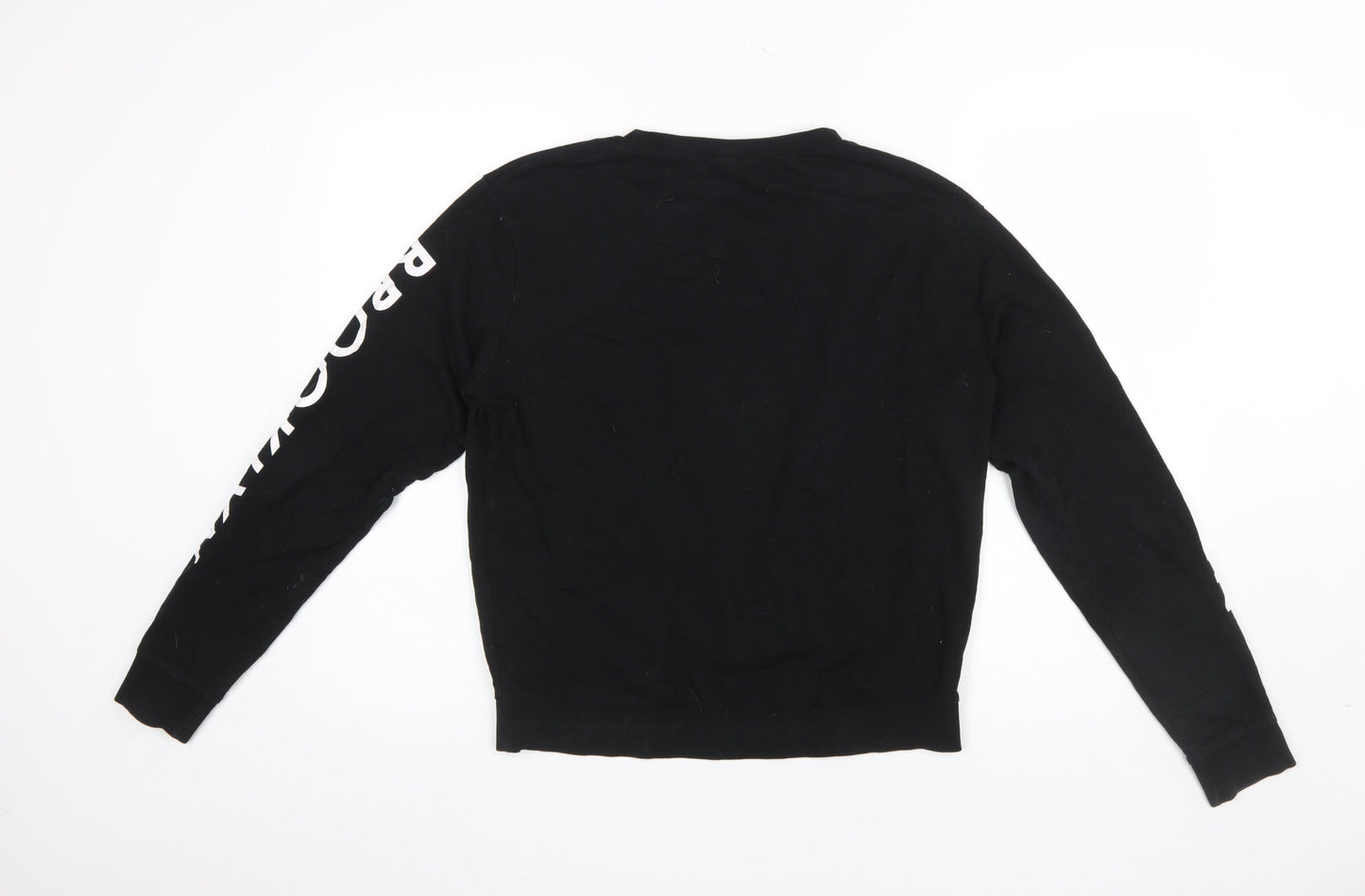 Womens UK Size M H&M Black Pullover Sweatshirt