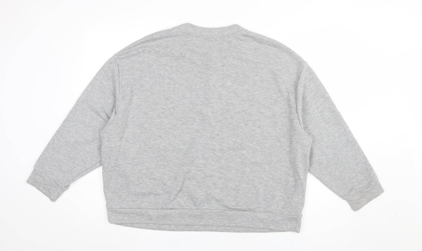 Womens UK Size L Marks and Spencer Grey Pullover Sweatshirt