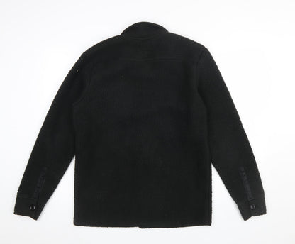 Mens UK Size M REDEFINED REBEL Black Basic Jacket