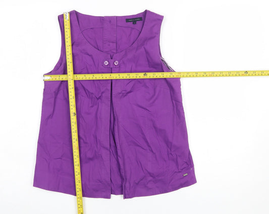 Womens UK Size 10 Tommy Hilfiger Purple Basic Blouse