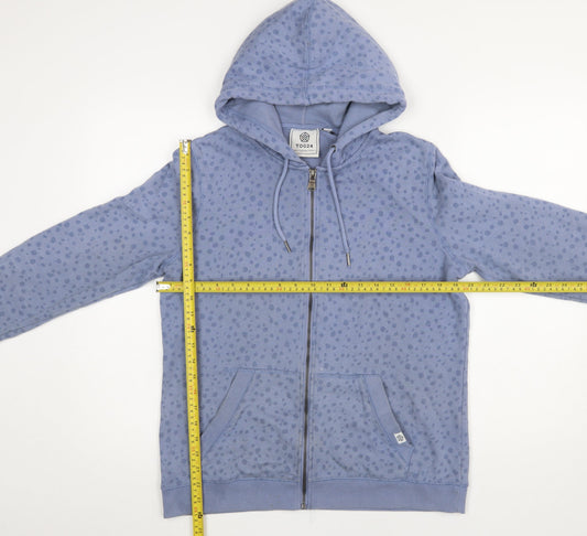 Womens UK Size 12 TOG24 Blue Full Zip Hoodie