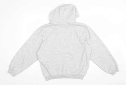 Womens UK Size M PRETTYLITTLETHING Grey Pullover Hoodie