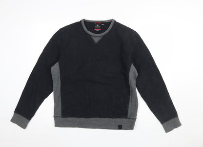 Mens UK Size L Victorinox Black Pullover Sweatshirt