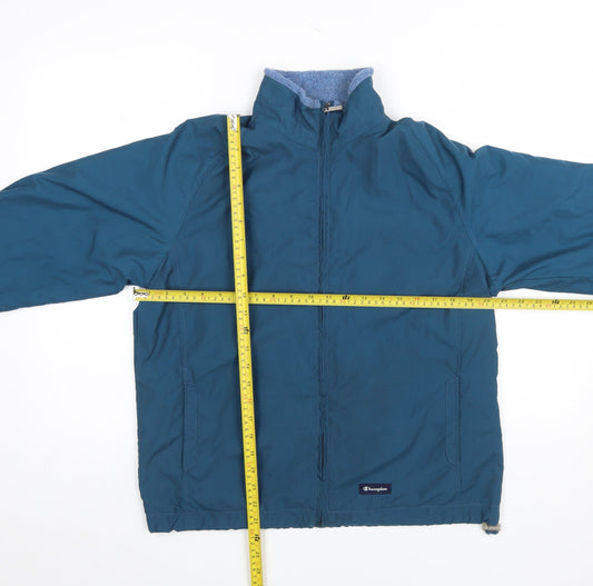 Mens UK Size M Champion Blue Basic Jacket