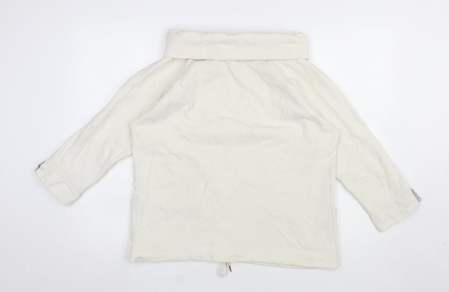 Womens UK Size 14 Cotton Traders Ivory Pullover Sweatshirt