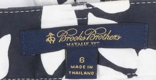 Womens UK Size 12 Brooks Brothers Slim Fit Chino Black Trousers