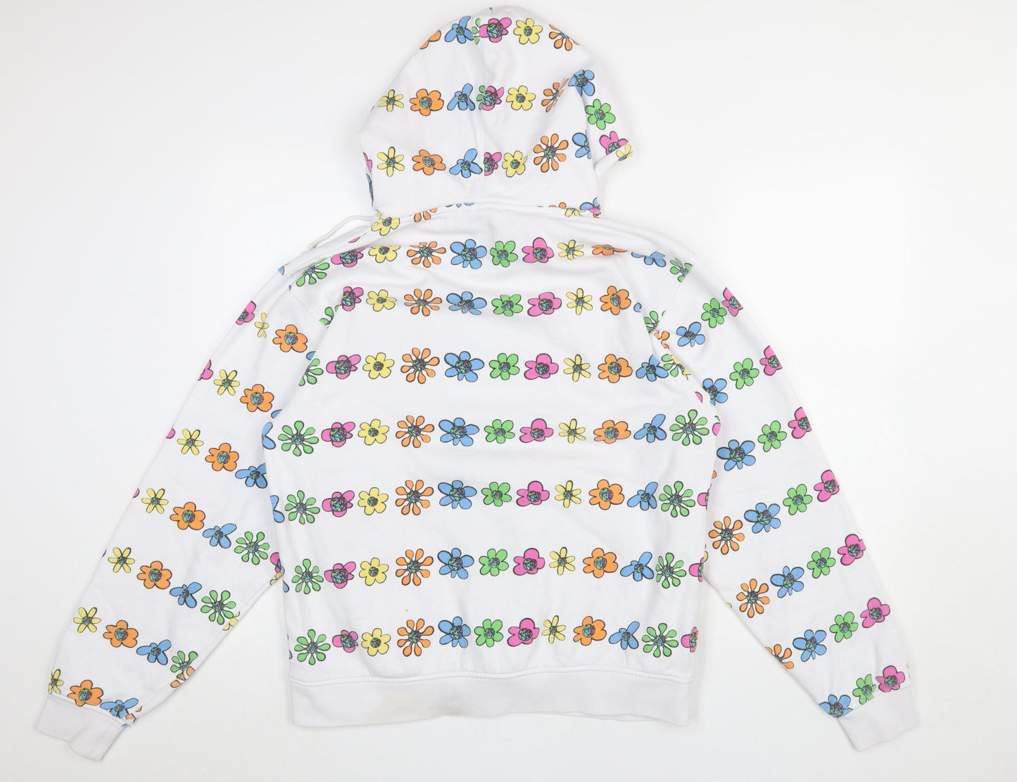 Womens UK Size M Teenage Multicoloured Pullover Hoodie