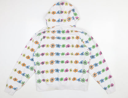 Womens UK Size M Teenage Multicoloured Pullover Hoodie