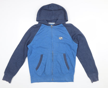 Mens UK Size S Saltrock Blue Full Zip Hoodie