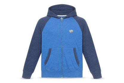 Mens UK Size S Saltrock Blue Full Zip Hoodie