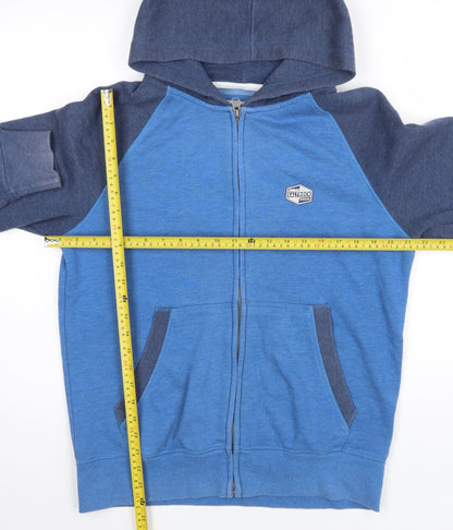 Mens UK Size S Saltrock Blue Full Zip Hoodie