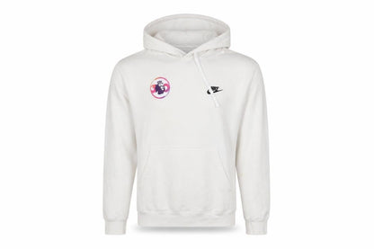 Mens UK Size M Nike White Pullover Hoodie