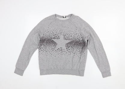 Womens UK Size XS NEXT Grey Pullover Sweatshirt