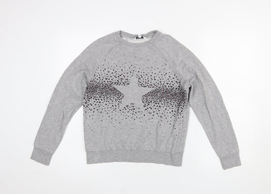 Womens UK Size XS NEXT Grey Pullover Sweatshirt