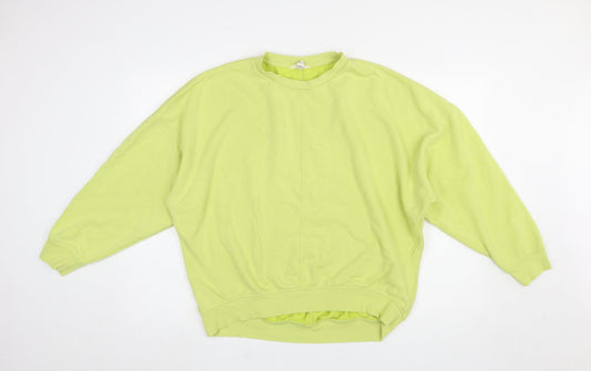 Womens UK Size S River Island Green Pullover Sweatshirt