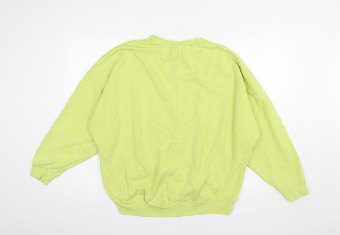 Womens UK Size S River Island Green Pullover Sweatshirt