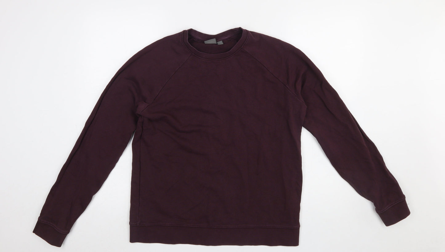 Mens UK Size L ASOS Purple Pullover Sweatshirt