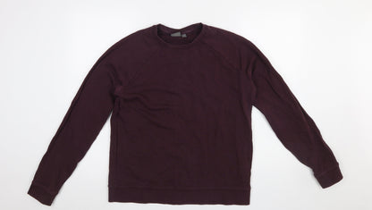 Mens UK Size L ASOS Purple Pullover Sweatshirt