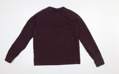 Mens UK Size L ASOS Purple Pullover Sweatshirt