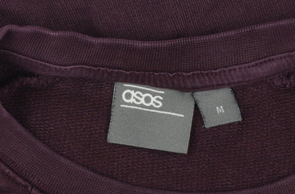 Mens UK Size L ASOS Purple Pullover Sweatshirt