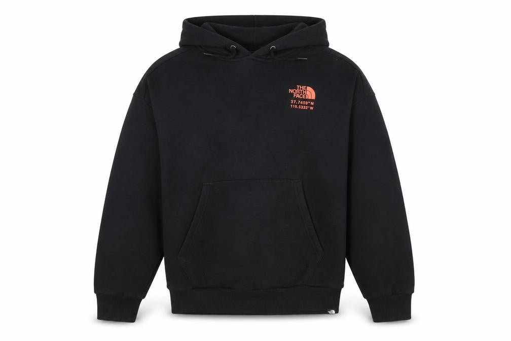 Womens UK Size L The North Face Black Pullover Hoodie