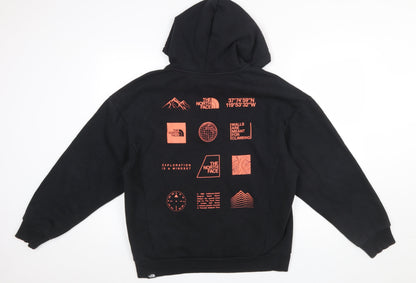 Womens UK Size L The North Face Black Pullover Hoodie