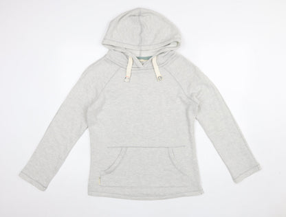 Womens UK Size 8 One Earth Grey Pullover Hoodie