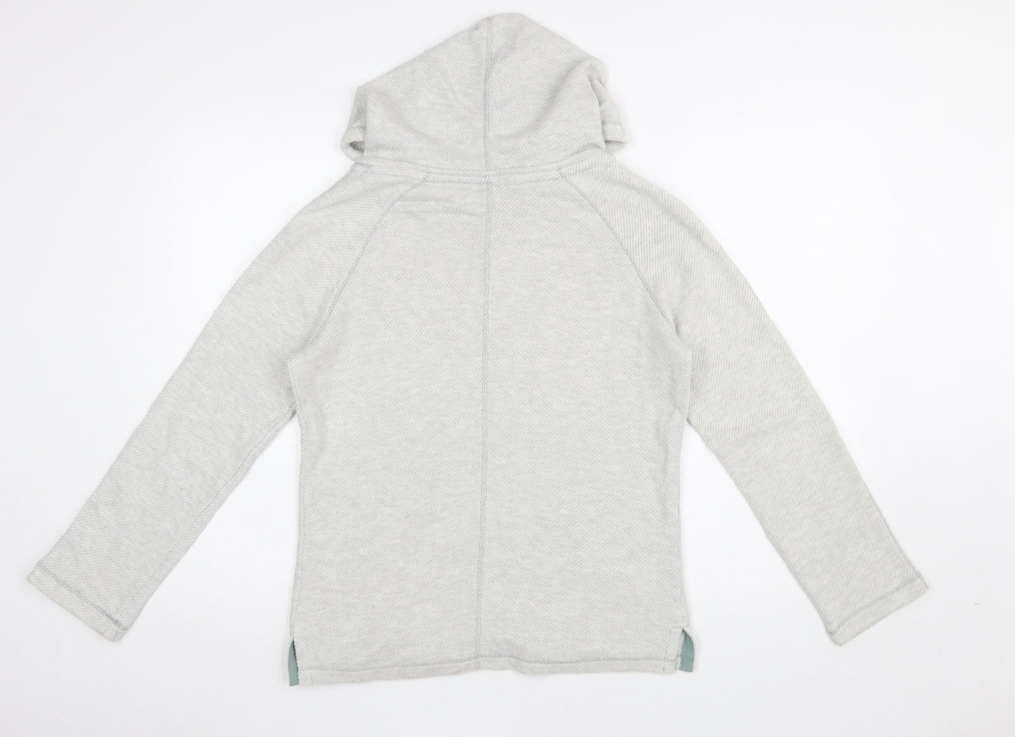 Womens UK Size 8 One Earth Grey Pullover Hoodie