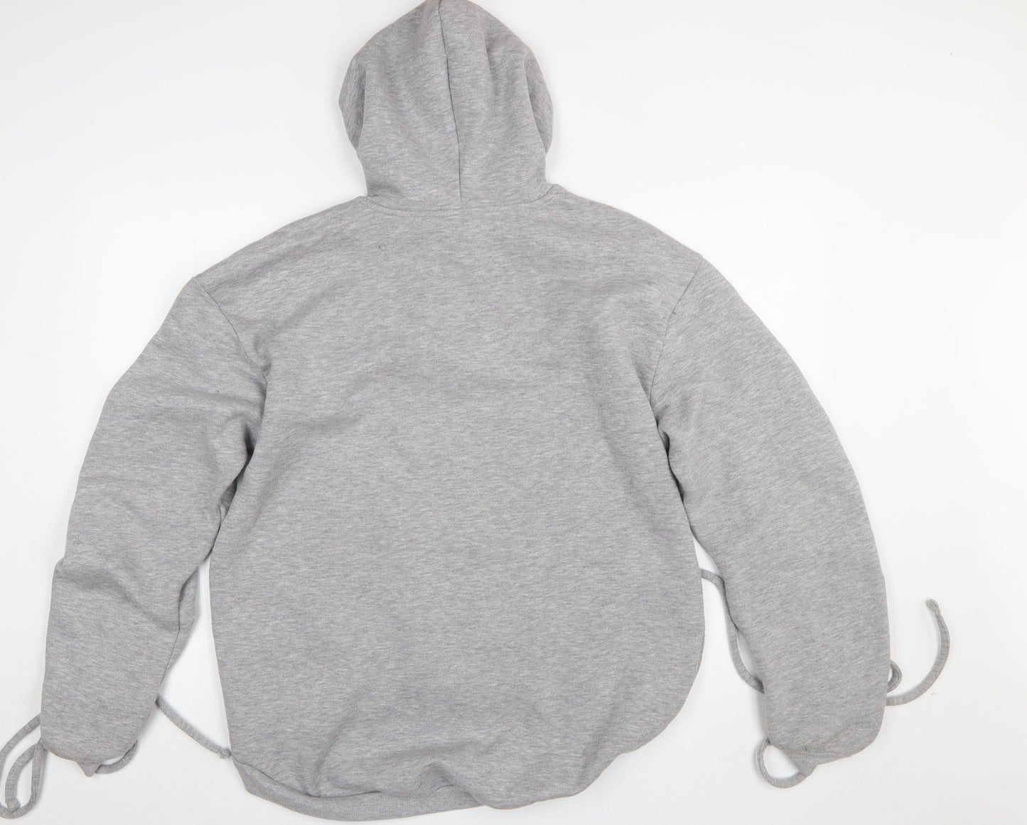 Womens UK Size 8 Misspap Grey Pullover Hoodie