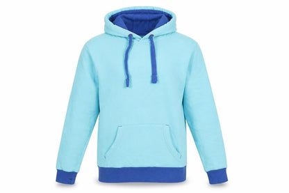 Mens UK Size M Stonewashed North Devon Clothing Co Blue Pullover Hoodie