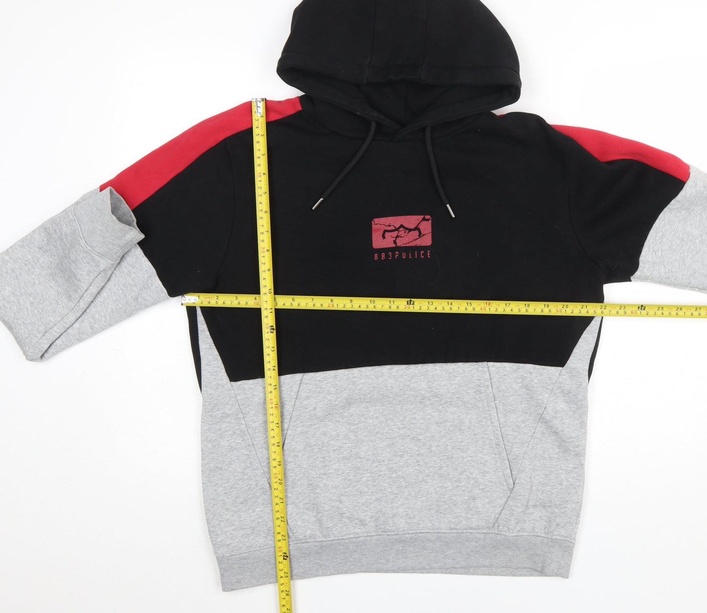 Mens UK Size M 883 Police Multicoloured Pullover Hoodie