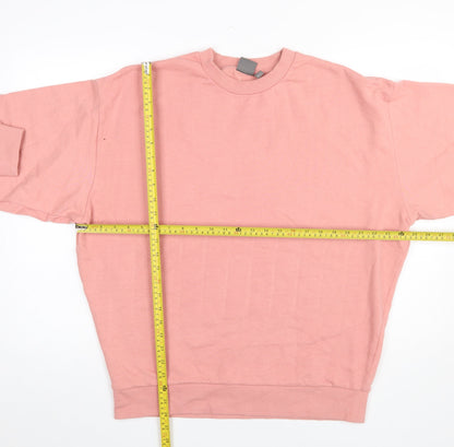 Mens UK Size M ASOS Pink Pullover Sweatshirt