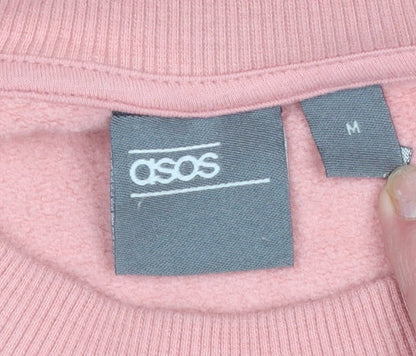 Mens UK Size M ASOS Pink Pullover Sweatshirt