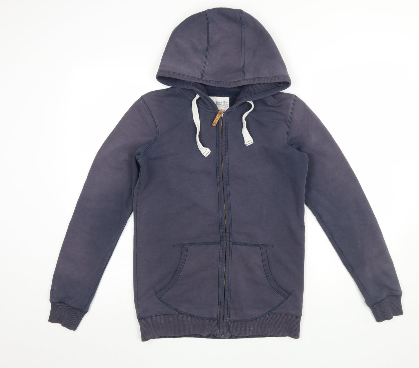 Mens UK Size M Fat Face Blue Full Zip Hoodie