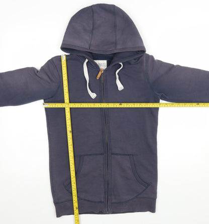 Mens UK Size M Fat Face Blue Full Zip Hoodie