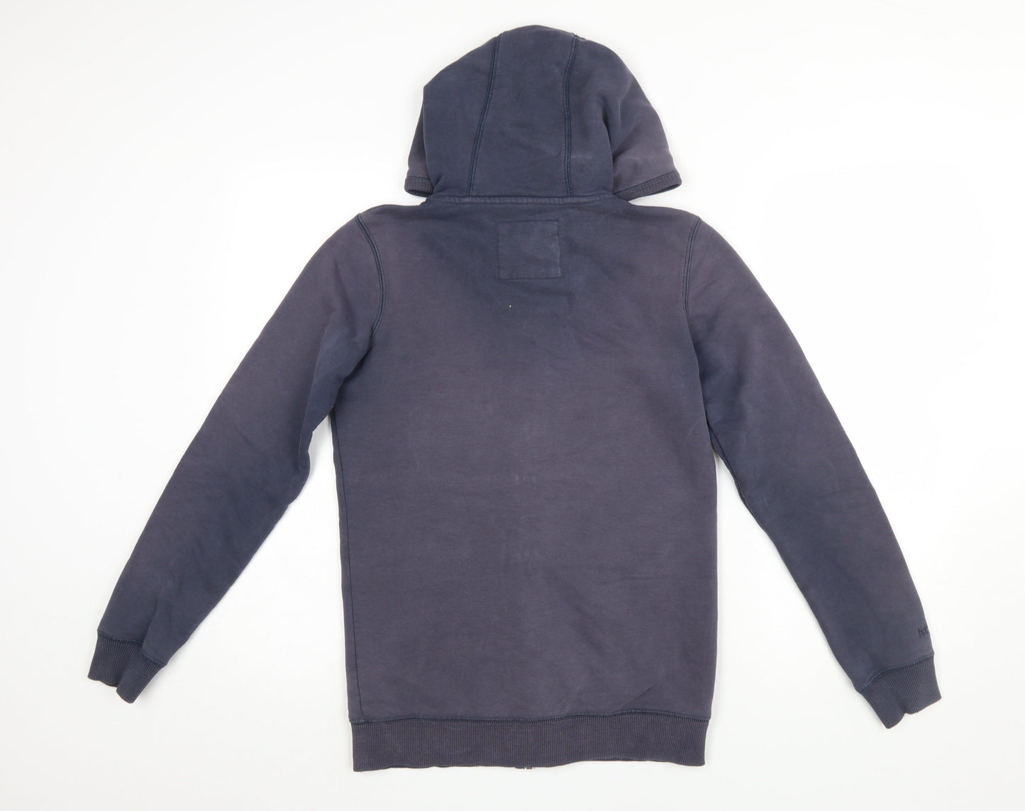 Mens UK Size M Fat Face Blue Full Zip Hoodie
