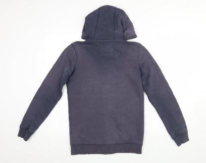 Mens UK Size M Fat Face Blue Full Zip Hoodie