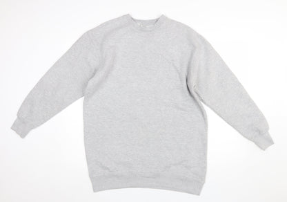 Mens UK Size M Pull&Bear Grey Pullover Sweatshirt