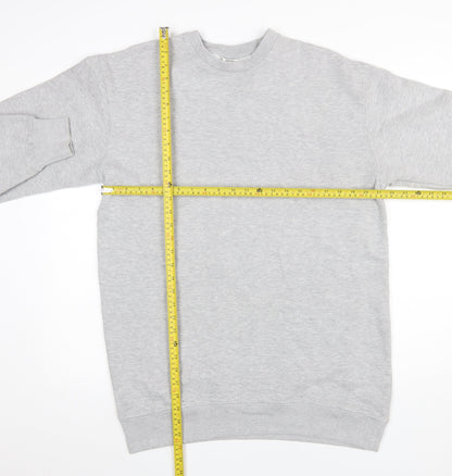 Mens UK Size M Pull&Bear Grey Pullover Sweatshirt