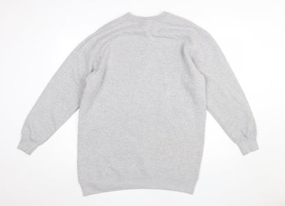 Mens UK Size M Pull&Bear Grey Pullover Sweatshirt