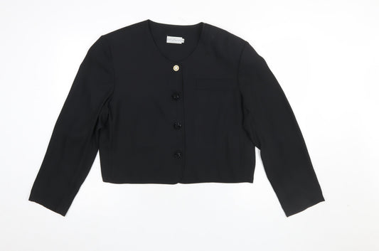 Womens UK Size 16 Barry Sherrard Regular Black Suit Jacket