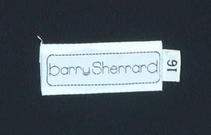 Womens UK Size 16 Barry Sherrard Regular Black Suit Jacket