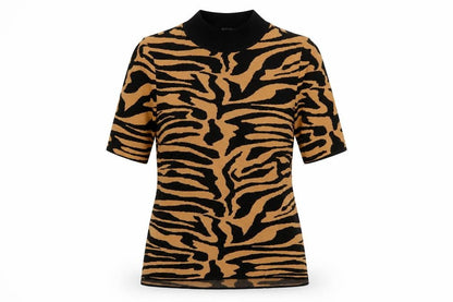 Womens UK Size 16 NEXT Brown Jersey T-Shirt