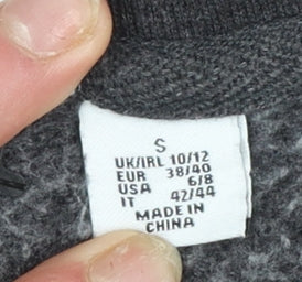 Womens UK Size 10/12 Primark Grey Pullover Sweatshirt
