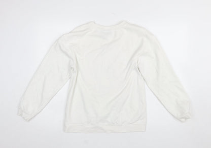 Primark Girls White Harry Potter Graphic Fleece Sweatshirt 12-13 Years