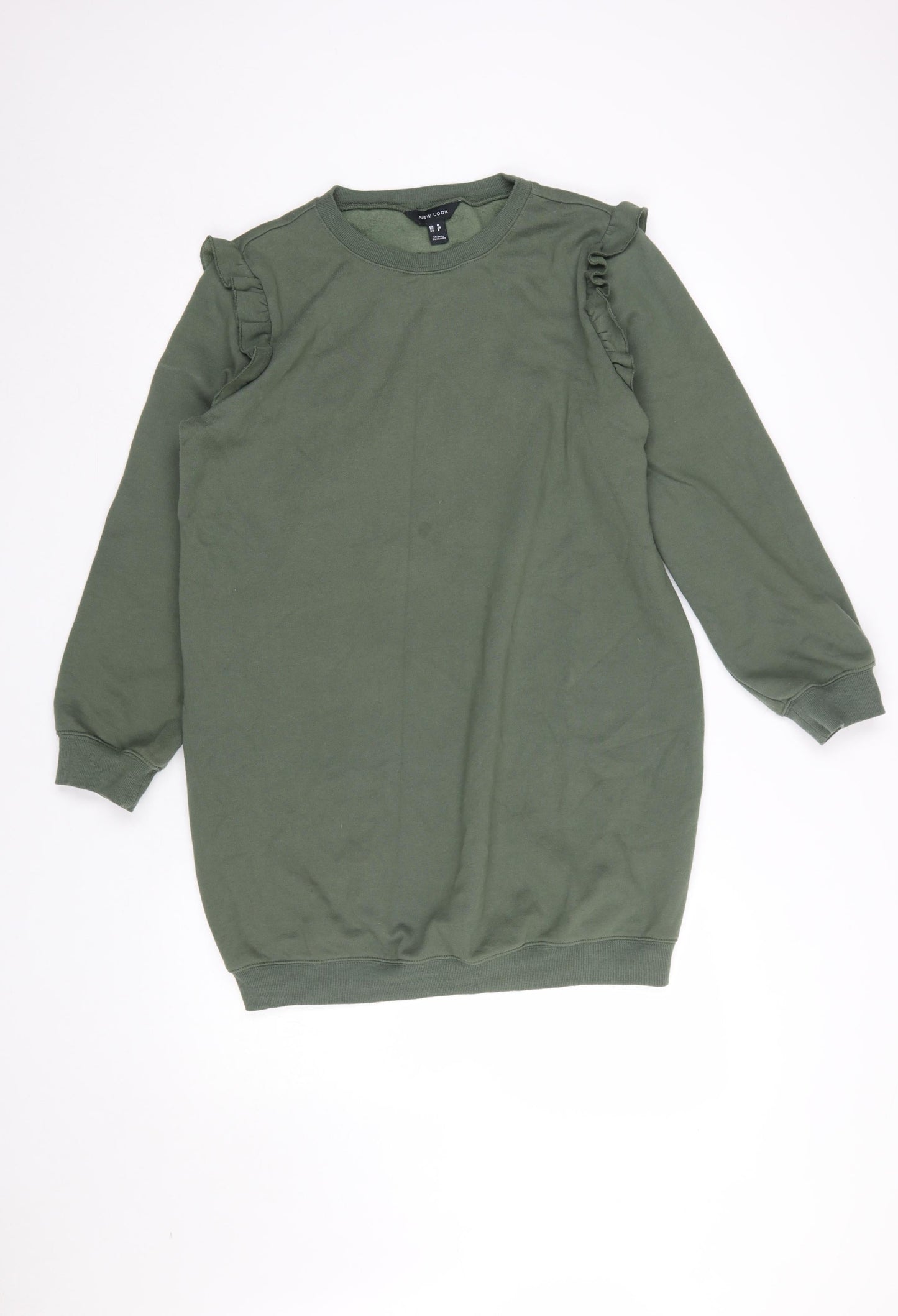 Womens UK Size 12 New Look Green Pullover Sweatshirt