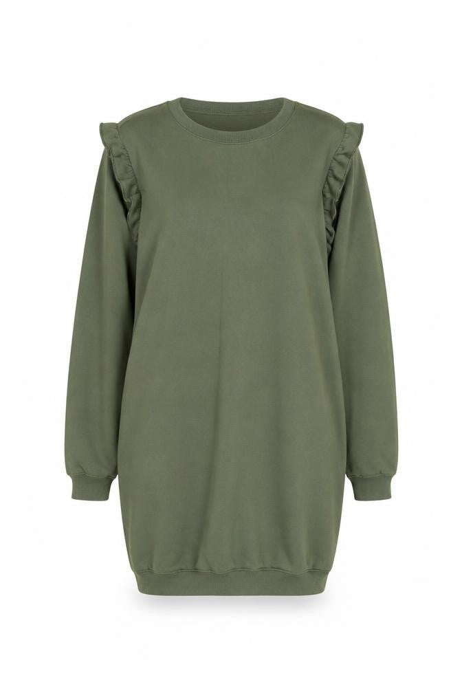 Womens UK Size 12 New Look Green Pullover Sweatshirt