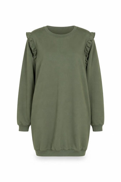 Womens UK Size 12 New Look Green Pullover Sweatshirt