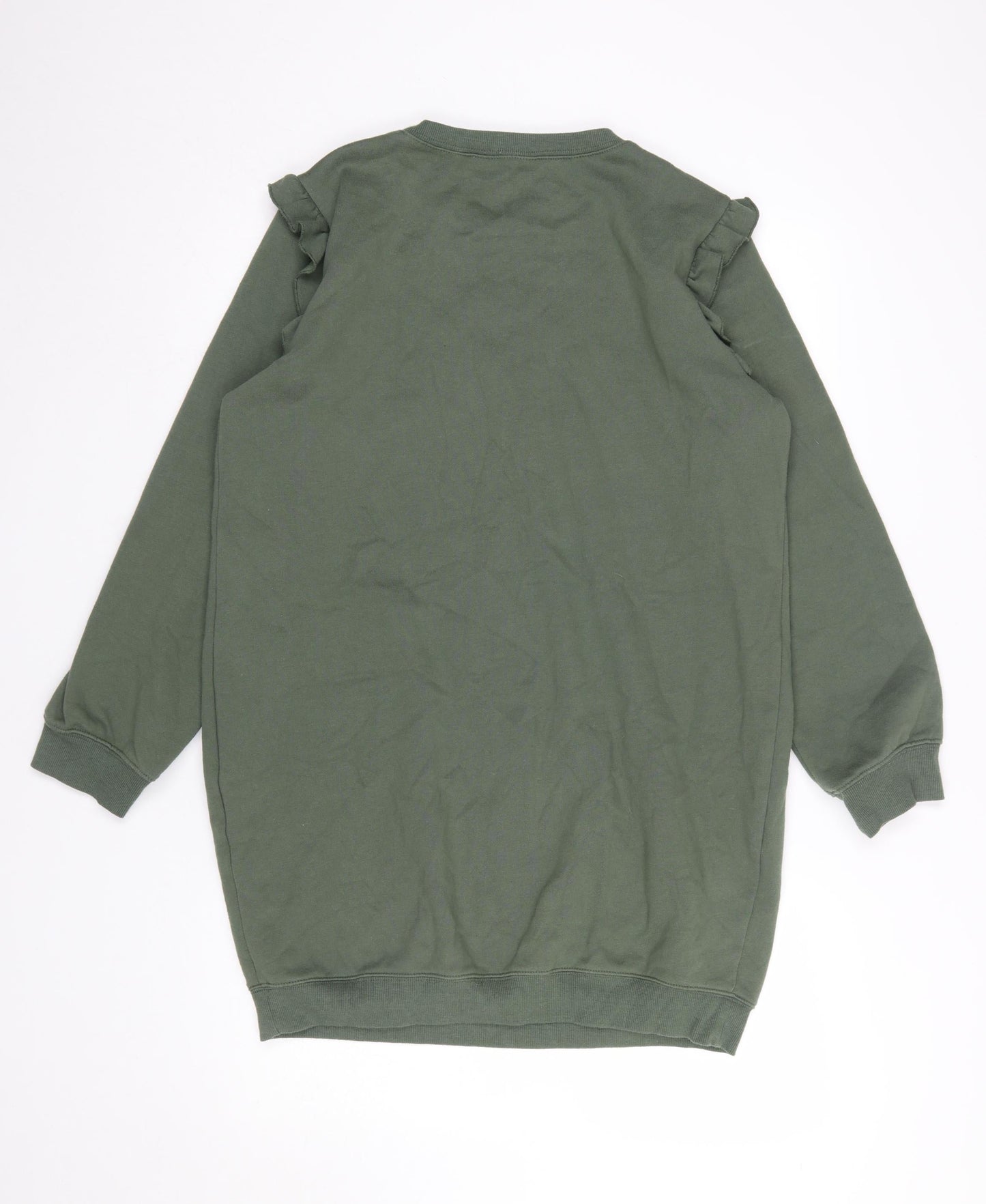 Womens UK Size 12 New Look Green Pullover Sweatshirt