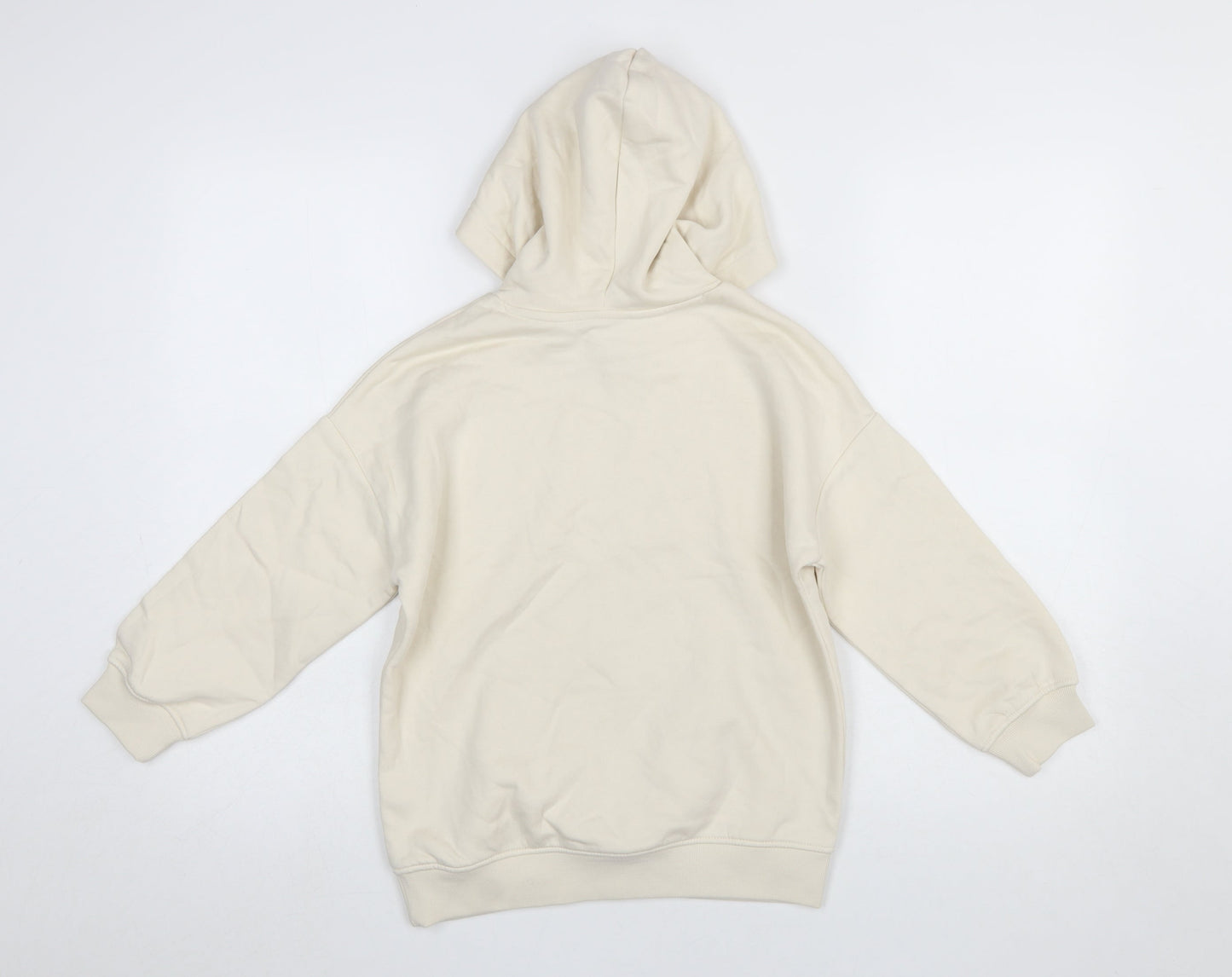 Girls UK Size 8-9 Years Marks and Spencer Ivory Pullover Hoodie